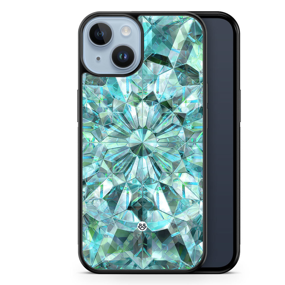 iPhone 14 Plus Case - Green Crystals