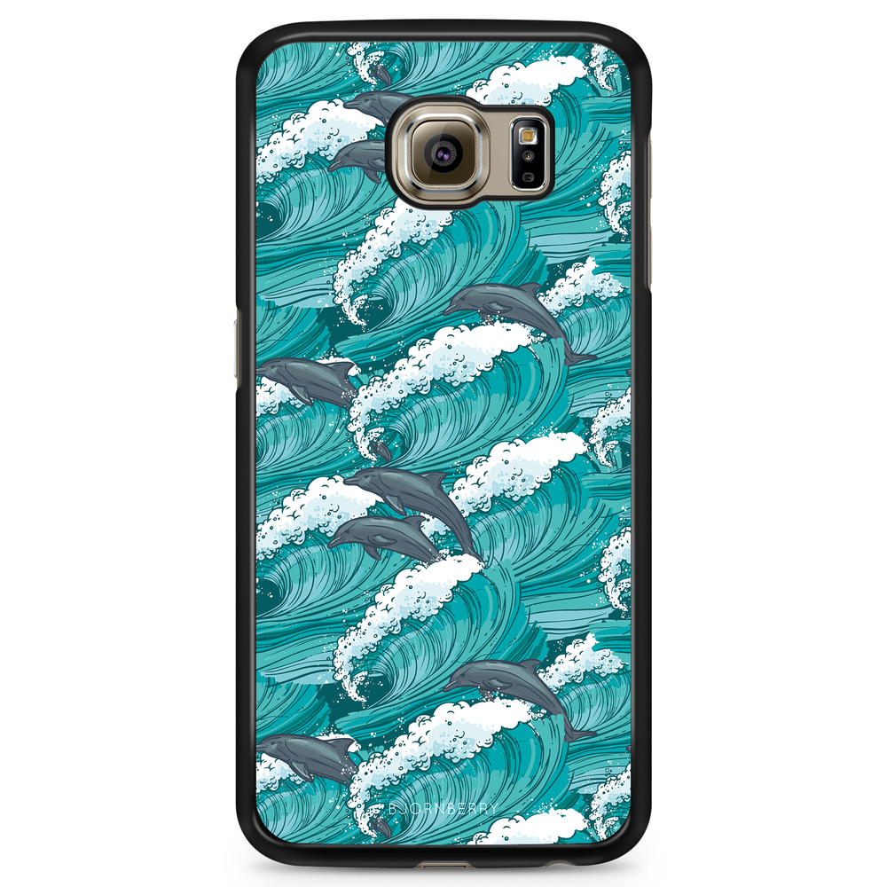 Samsung Galaxy S6 Edge+ Case - Waves And Dolphins