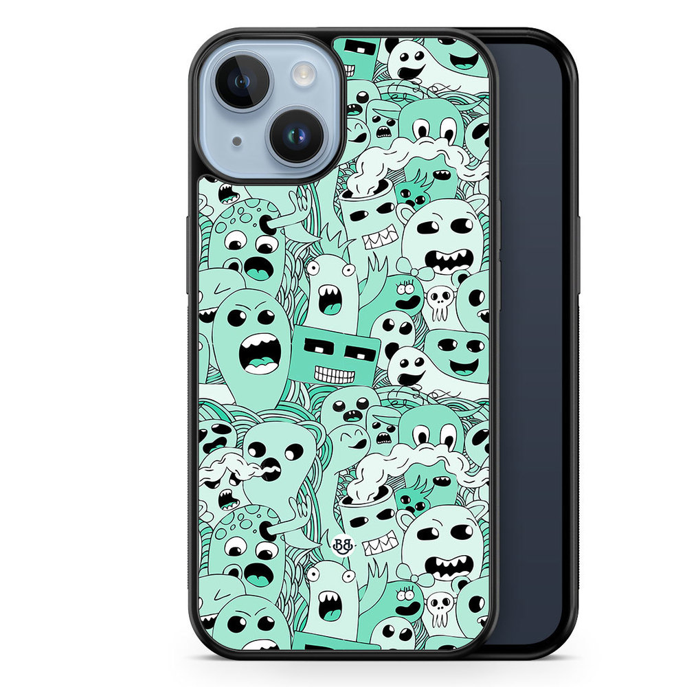 iPhone 14 Plus Case - Spökmönster