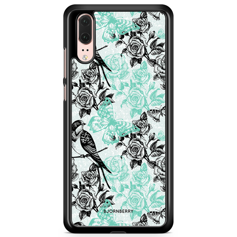 Huawei P20 Case - Birds & Roses