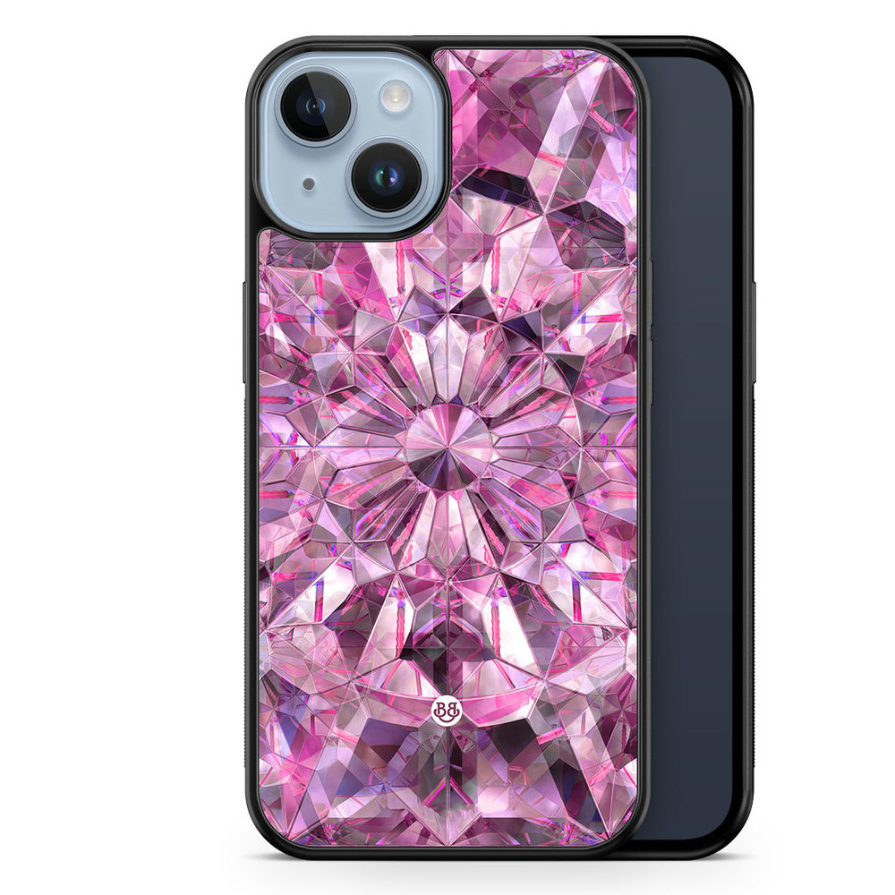 iPhone 14 Plus Case - Pink Crystals
