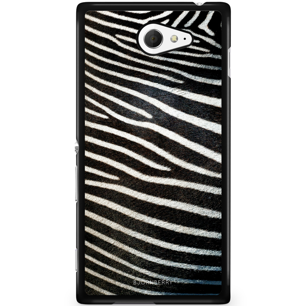 Sony Xperia M2 Aqua Case - Zebra
