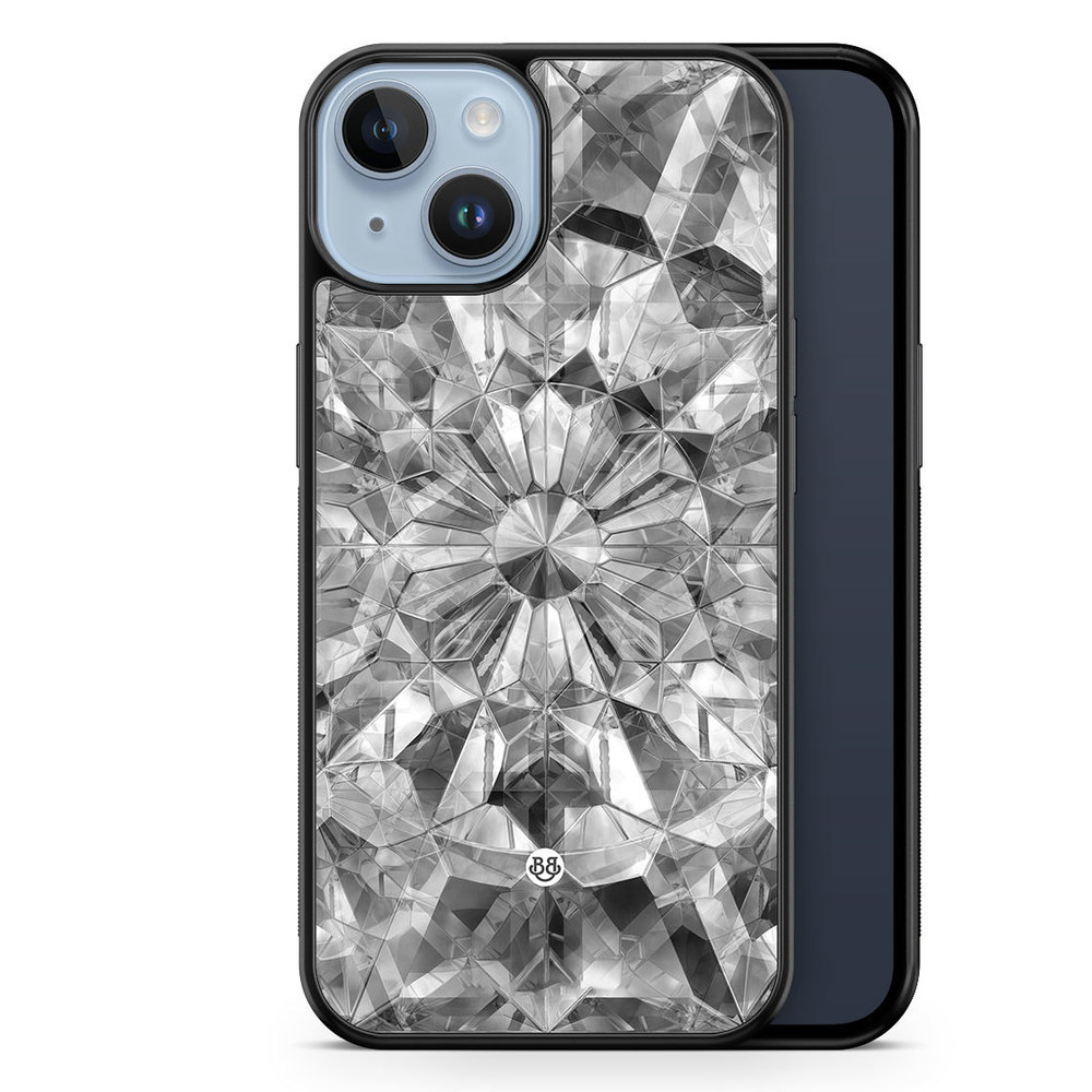 iPhone 14 Plus Skal - Grå Kristaller