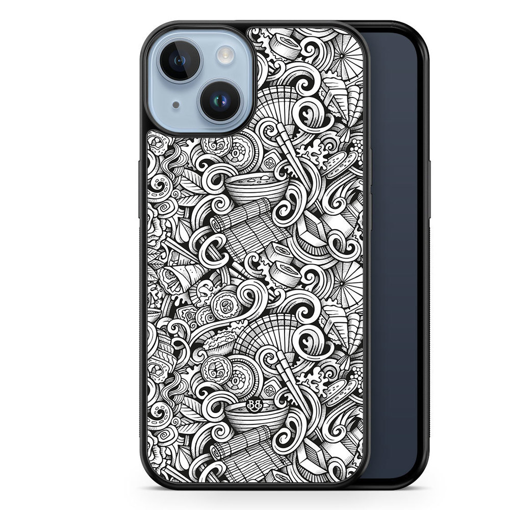 iPhone 14 Plus Case - Japanese Pattern