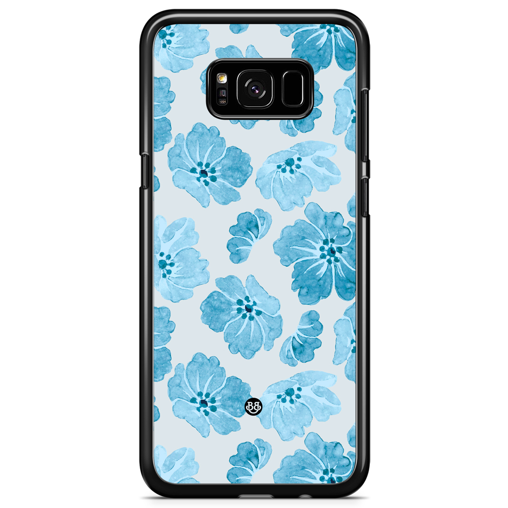 Samsung Galaxy S8 Plus Case - WILD BLOOM - Blue Petals