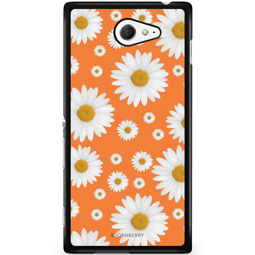 Sony Xperia M2 Aqua Case - Marguerite Pattern