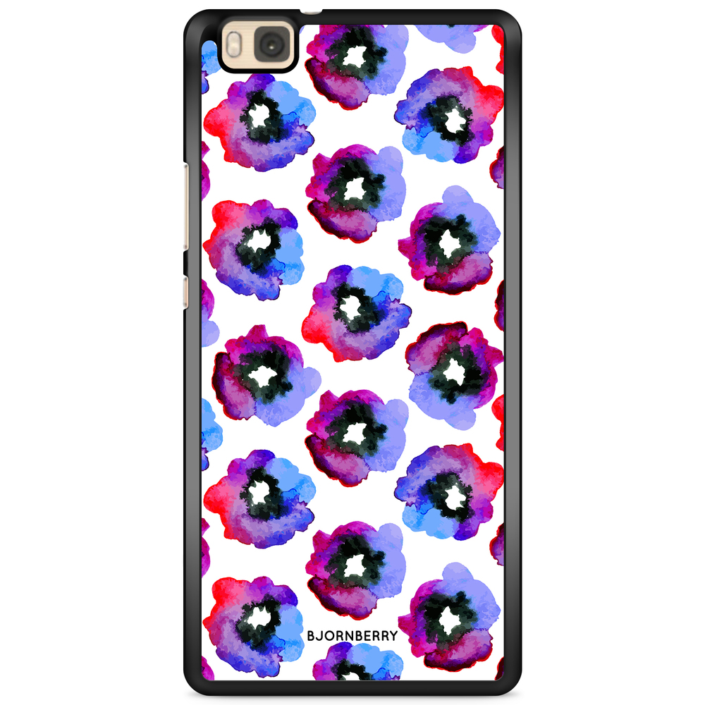Huawei P8 Lite Case - Violet Flowers