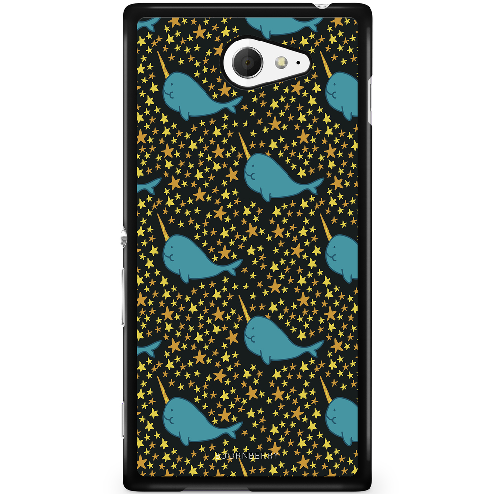 Sony Xperia M2 Aqua Case - Narwhals