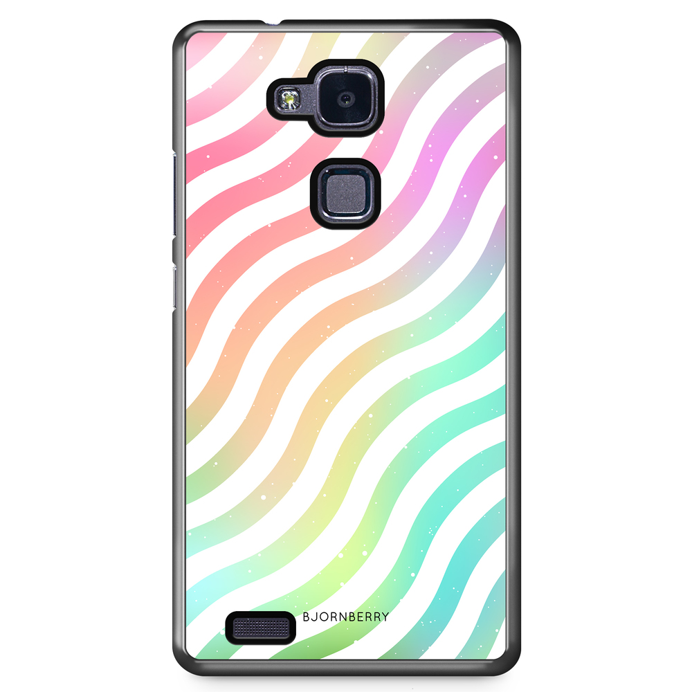 Huawei Honor 5X Case - Wavy Rainbow