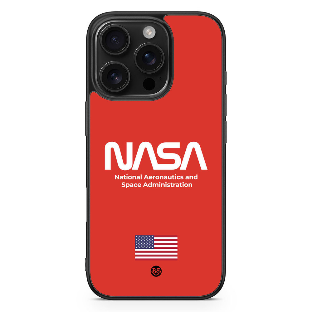iPhone 16 Pro Case - NASA Worm Red