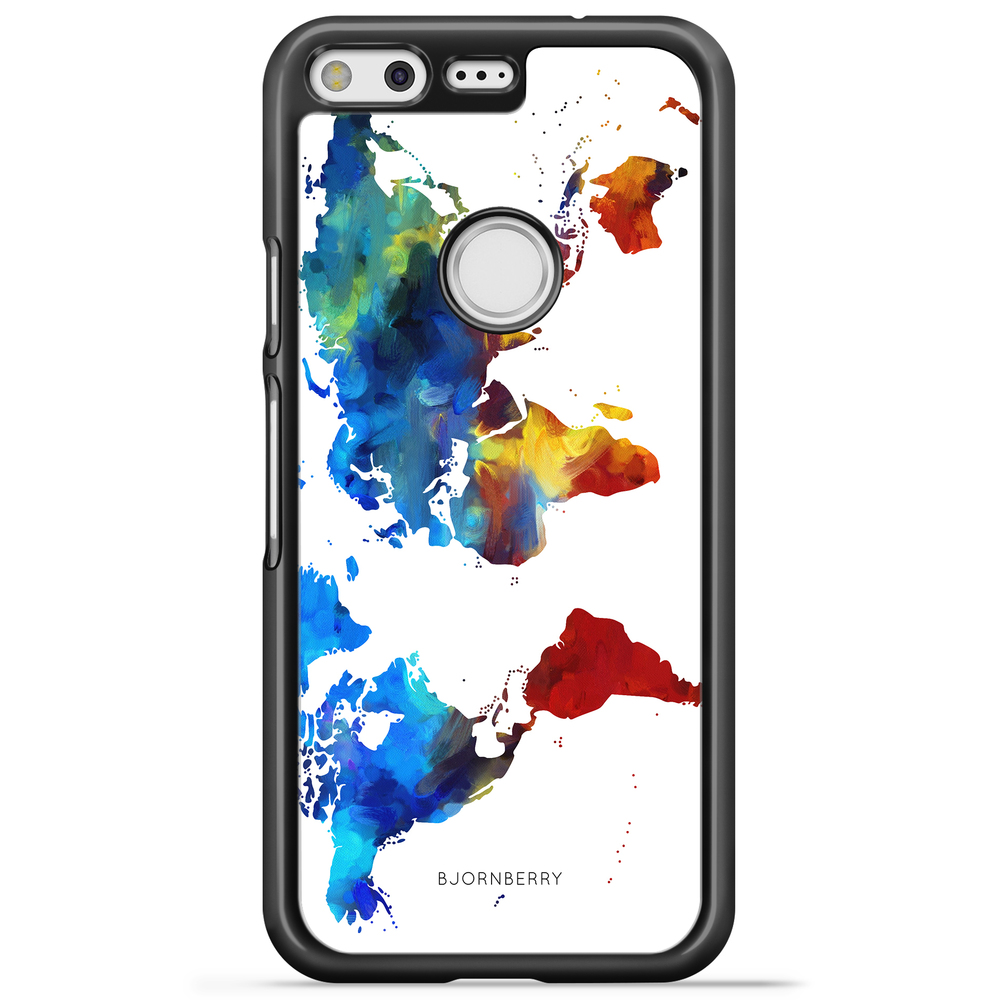 Google Pixel Case - World Map