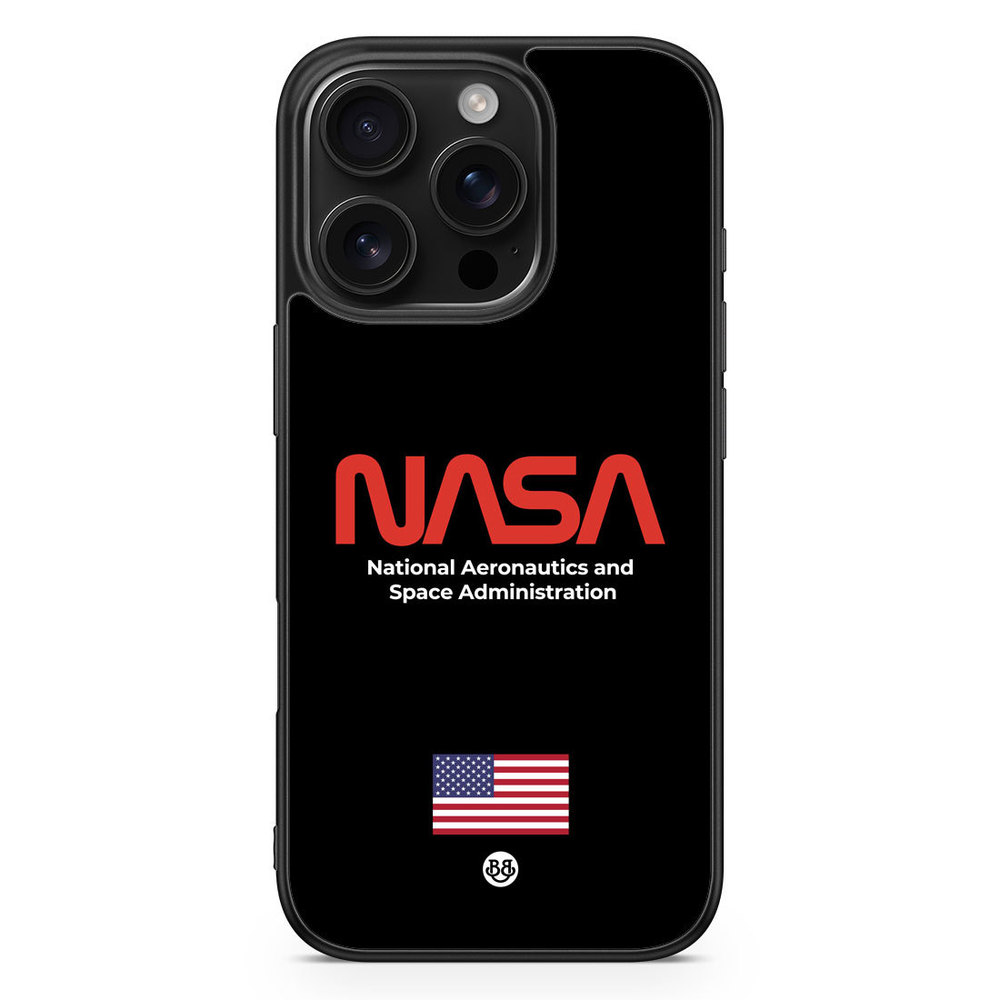 iPhone 16 Pro Case - NASA Worm Black