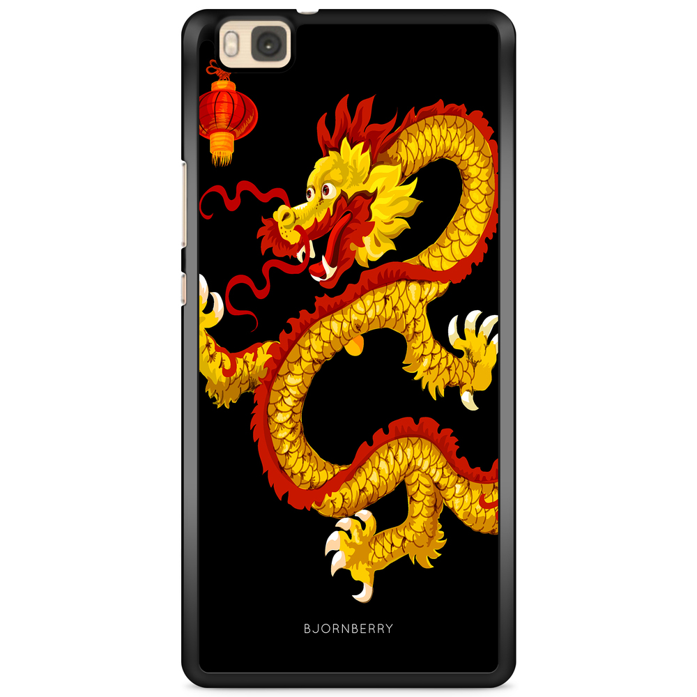 Huawei P8 Lite Case - Yellow Dragon