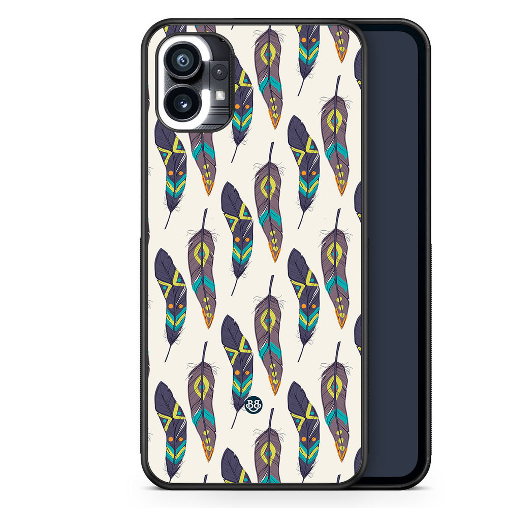 Nothing Phone (1) Case - Ethnic Feathers