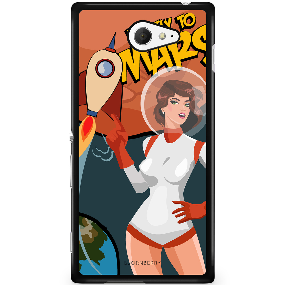Sony Xperia M2 Aqua Case - We Fly To Mars