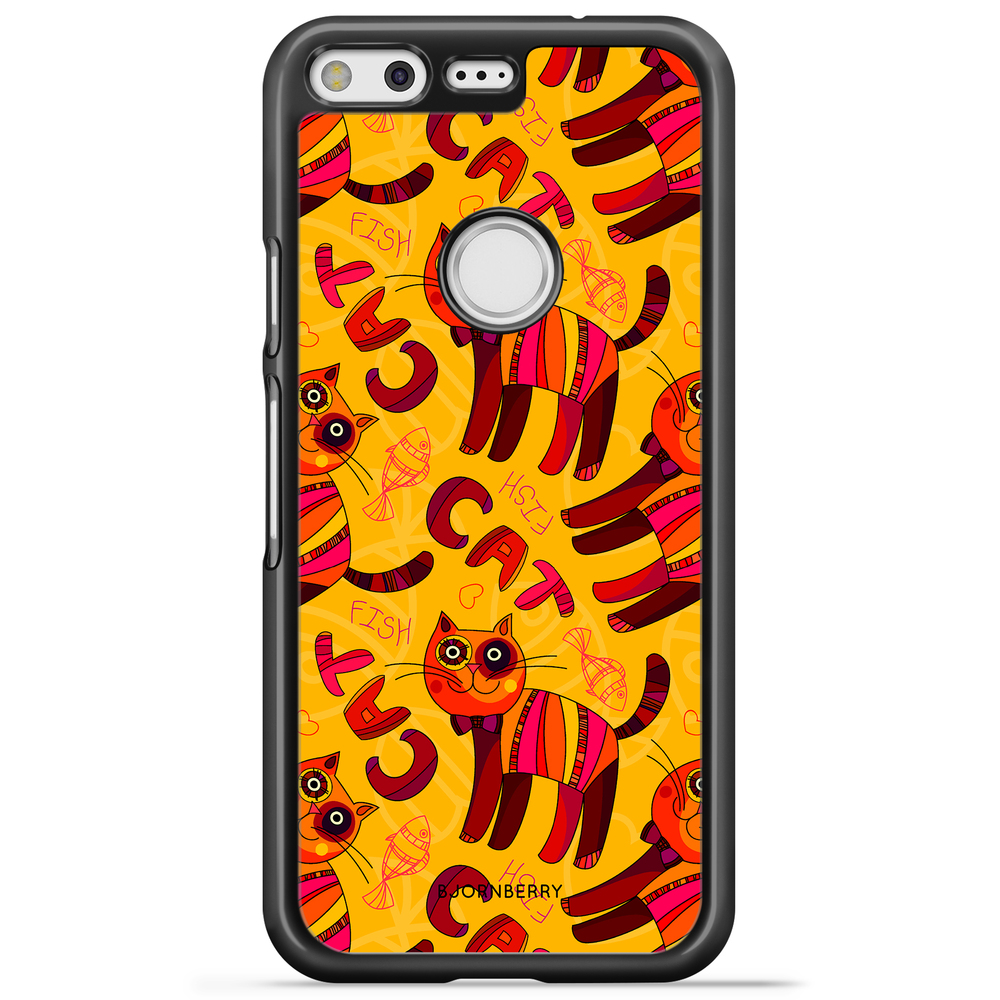 Google Pixel Case - Cat & Fish