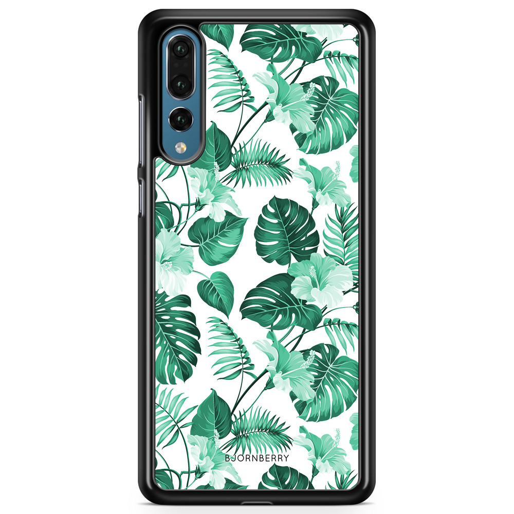 Huawei P20 Pro Case - Turquoise Flowers