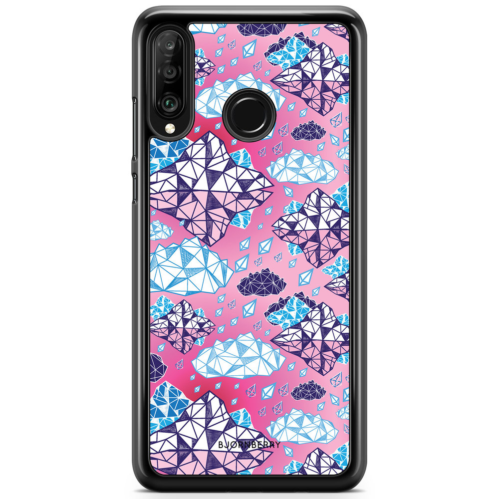 Huawei P30 Lite Case - Geometric Clouds