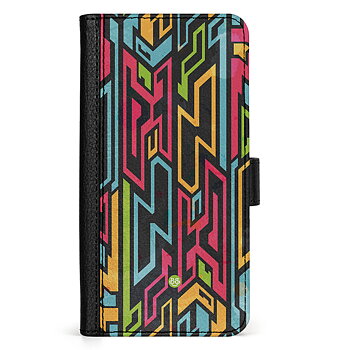 Motorola Moto G54 Wallet Case - Colored Tribal