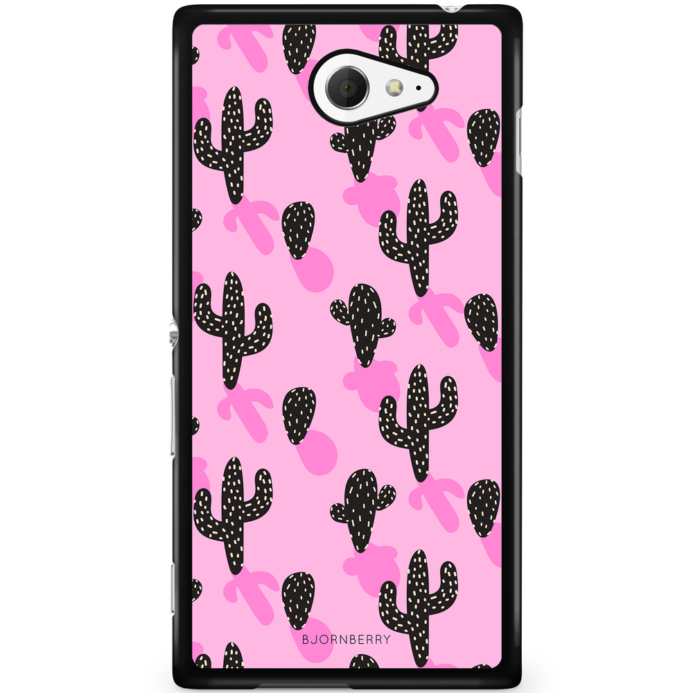 Sony Xperia M2 Aqua Case - Cactus Pattern