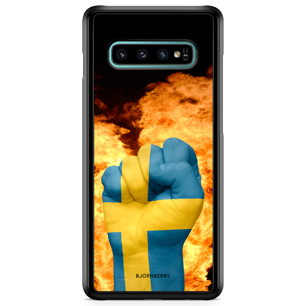 Samsung Galaxy S10 Case - Sweden Hand