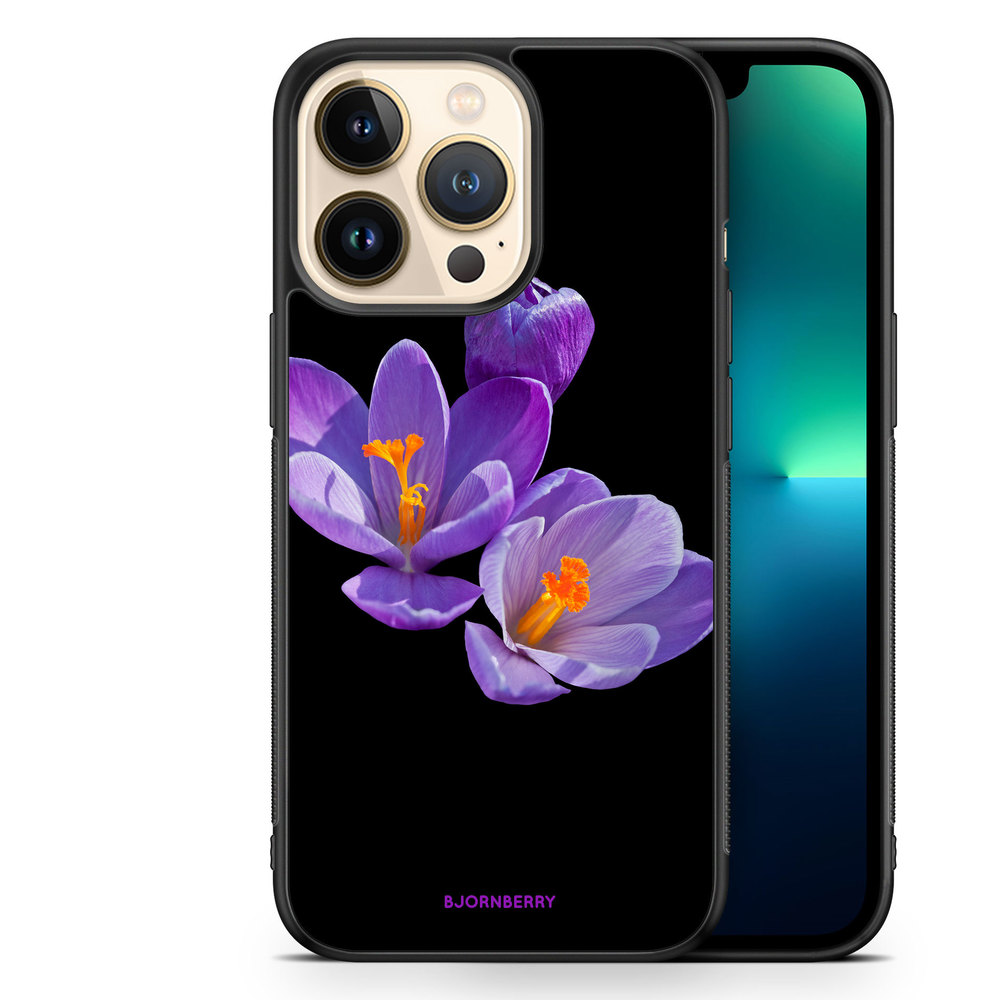 iPhone 13 Pro Case - Purple Flowers