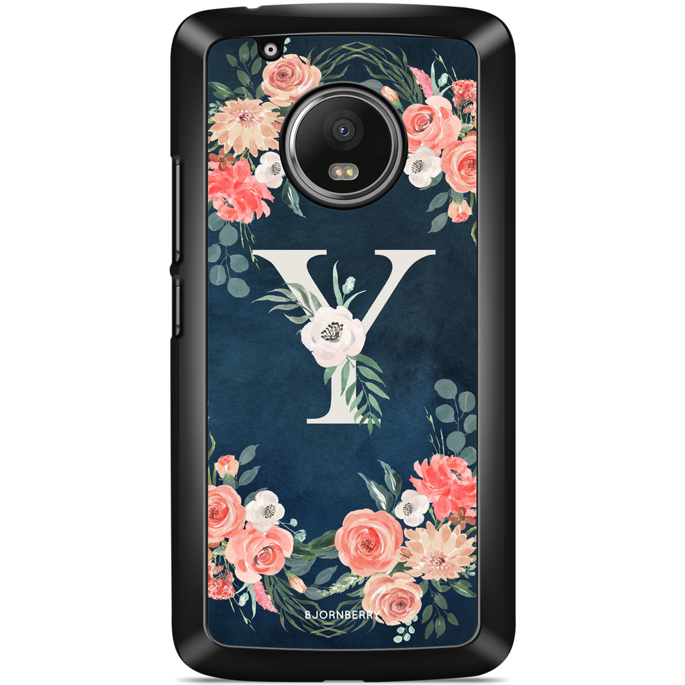 Moto G5 Plus Case - Monogram Y