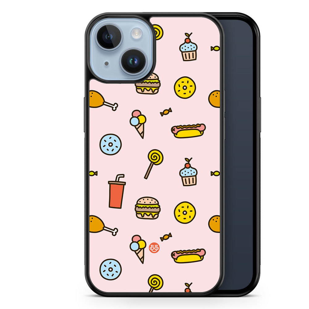iPhone 14 Plus Case - Junk food Pattern
