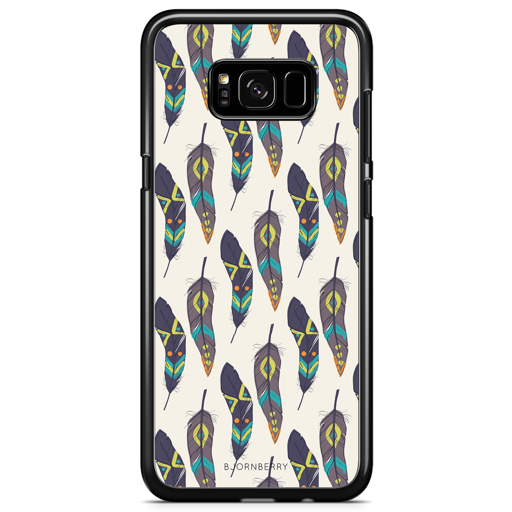 Samsung Galaxy S8 Plus Case - Ethnic Feathers