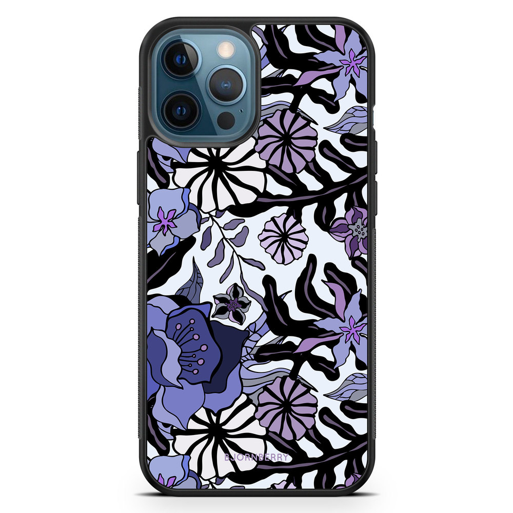 iPhone 12 Pro Case - Purple Flowers