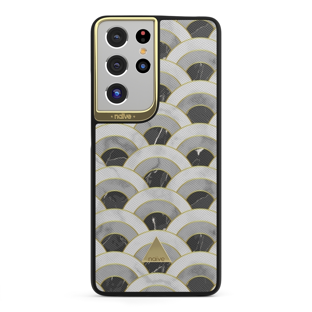 Naive Samsung Galaxy S21 Ultra Case - Marble Wave