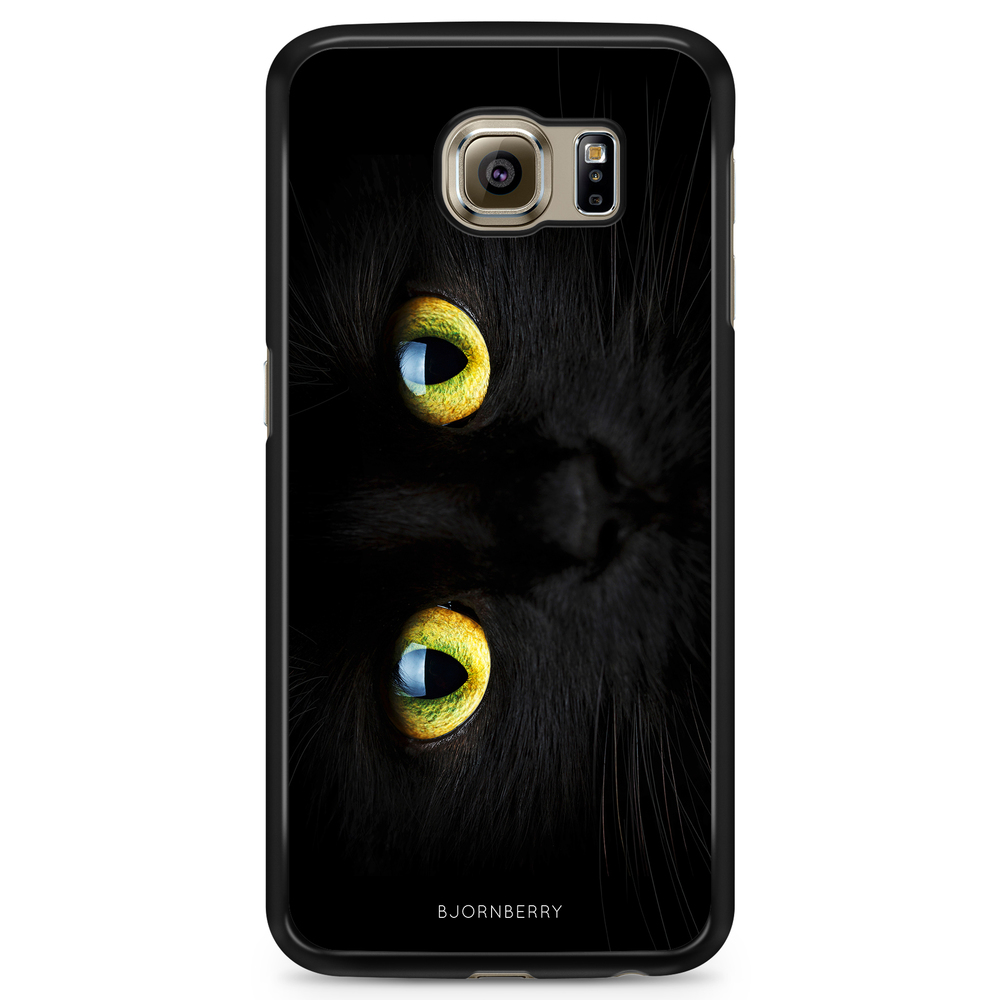 Samsung Galaxy S6 Edge+ Case - Black Cat Close Up