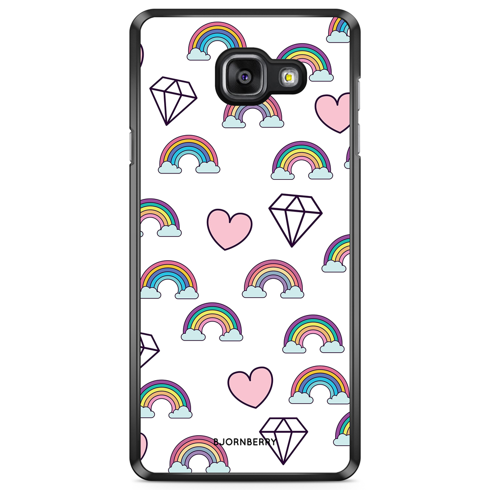Samsung Galaxy A5 6 (2016) Case - Rainbows & Diamonds