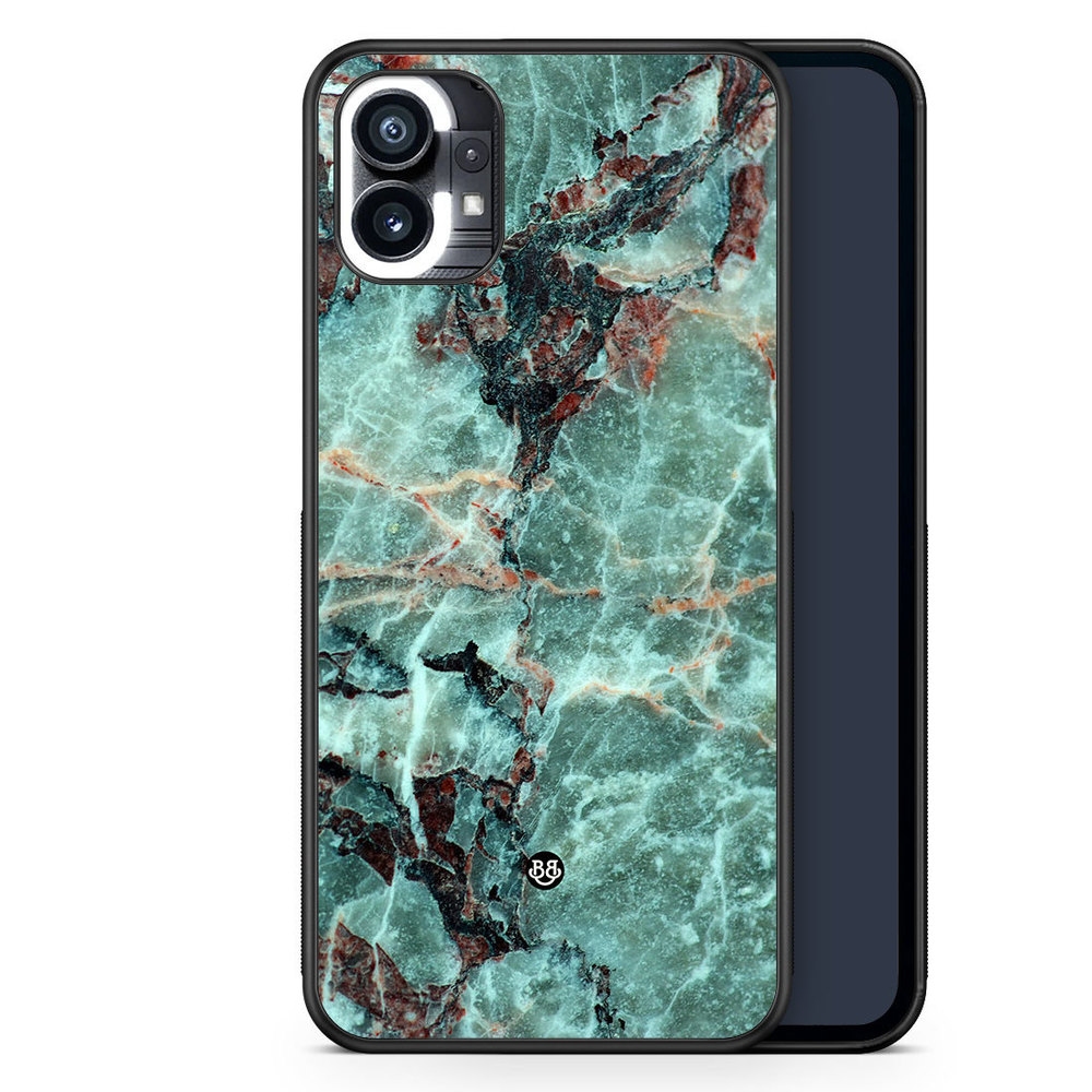 Nothing Phone (1) Case - Green Marble