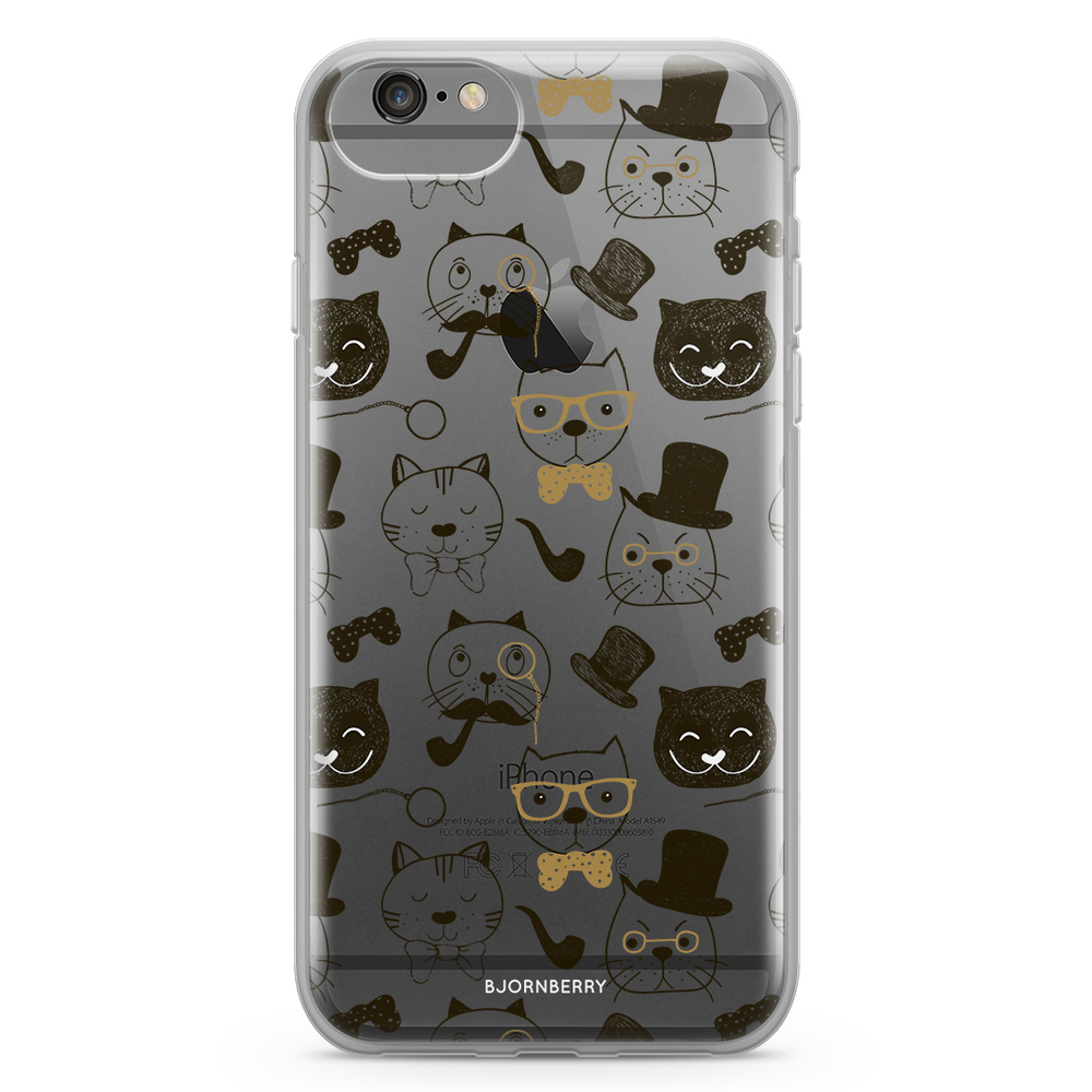 iPhone 6/6s Fashion Skal - Tecknade Katter