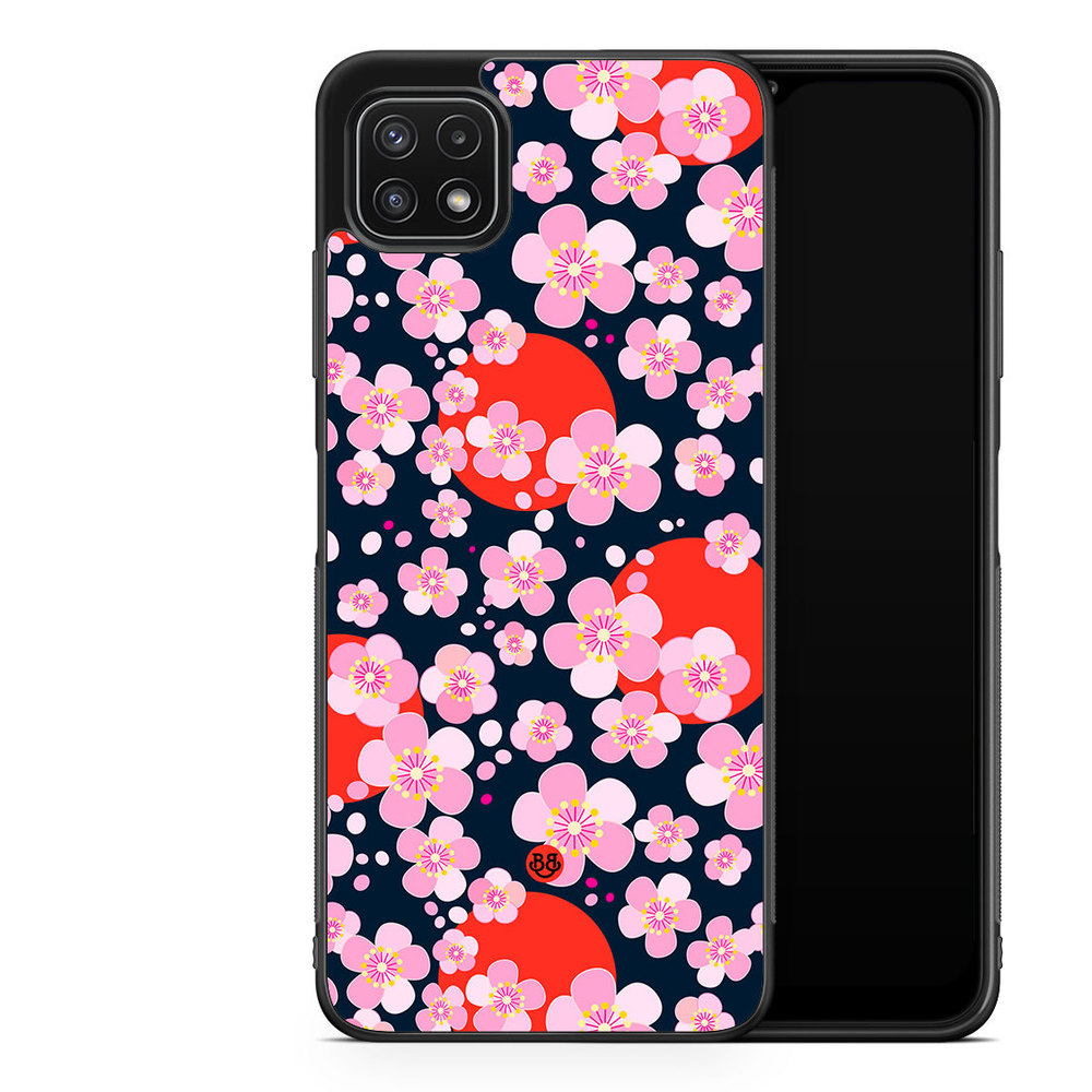 Samsung Galaxy A22 5G Case - Japanese Flowers