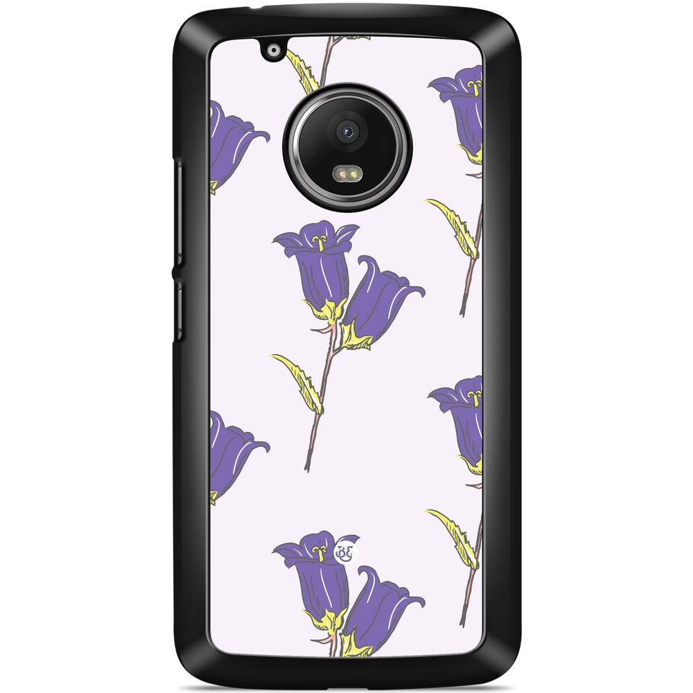 Motorola/Lenovo Moto G5 Case - Wild Purple Flowers