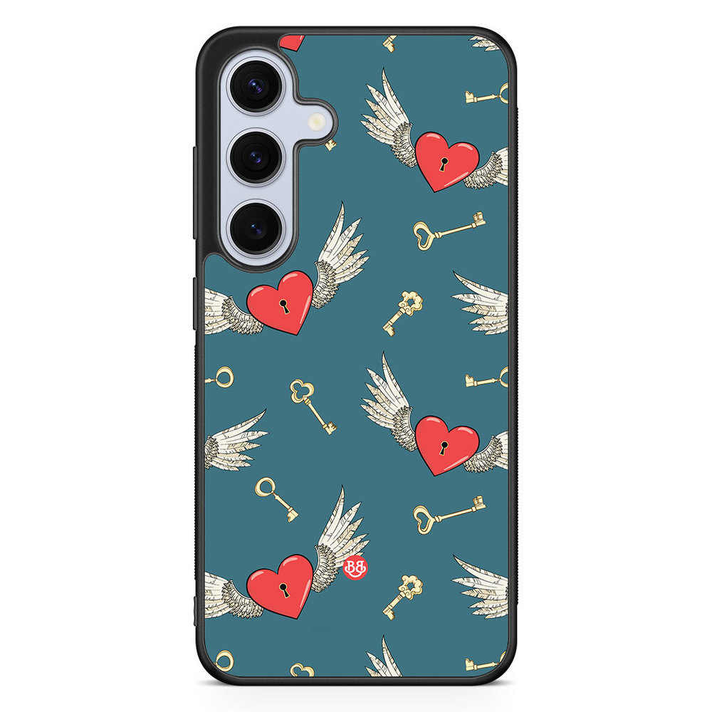 Samsung Galaxy S24 5G Case - Hearts and Wings