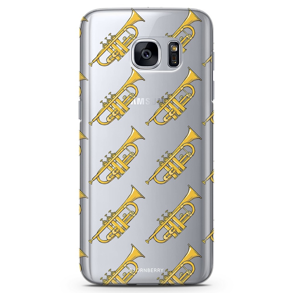Samsung Galaxy S6 TPU Case - Trumpet Pattern