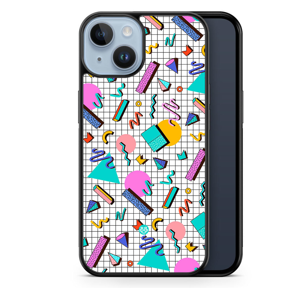 iPhone 14 Plus Case - 80s Pattern
