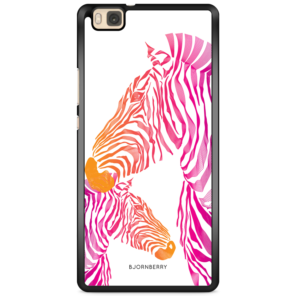 Huawei P8 Lite Case - Pink Zebras