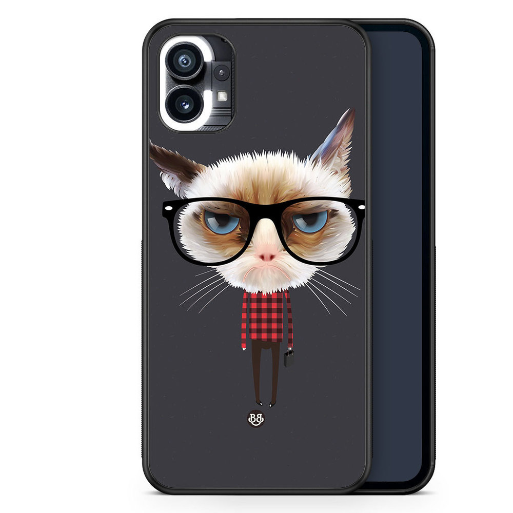 Nothing Phone (1) Case - Hipster Cat