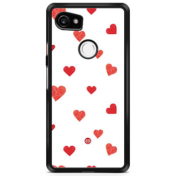 Google Pixel 2 XL Skal - Painted Heart