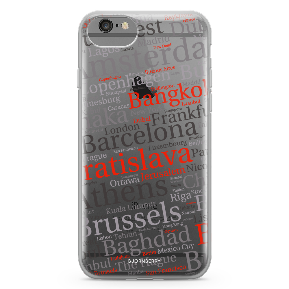 iPhone 6/6s Fashion Skal - Stadsnamn