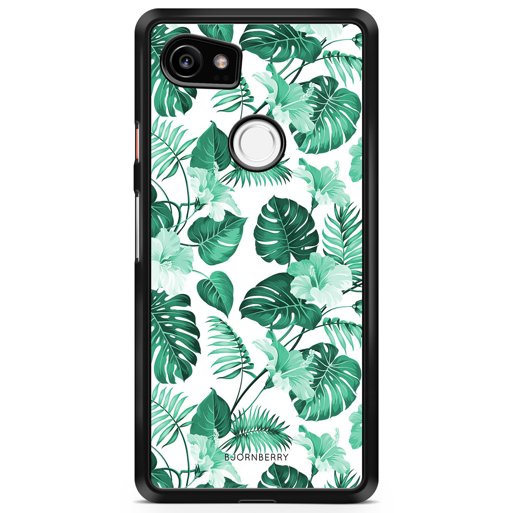 Google Pixel 2 XL Case - Turquoise Flowers