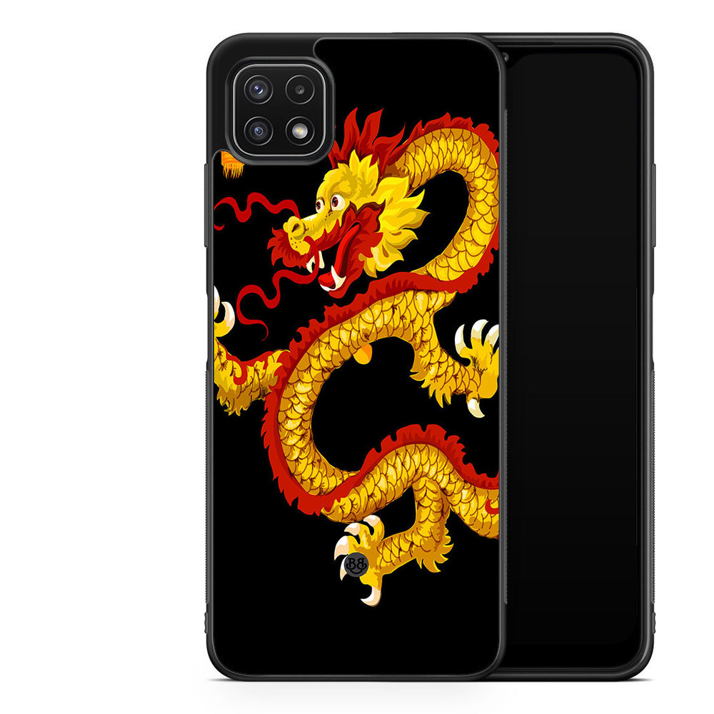 Samsung Galaxy A22 5G Case - Yellow Dragon