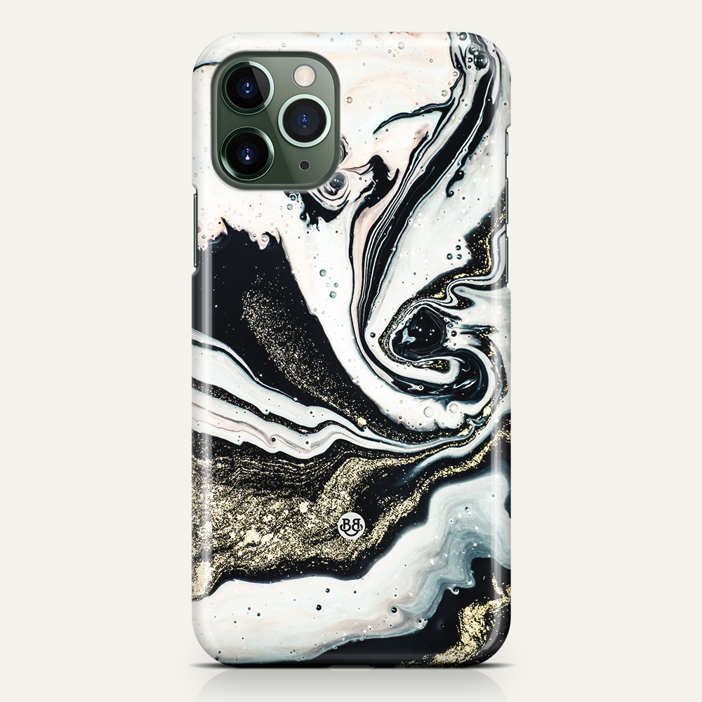 iPhone 11 Pro Max Premium Case - Golden Swirl