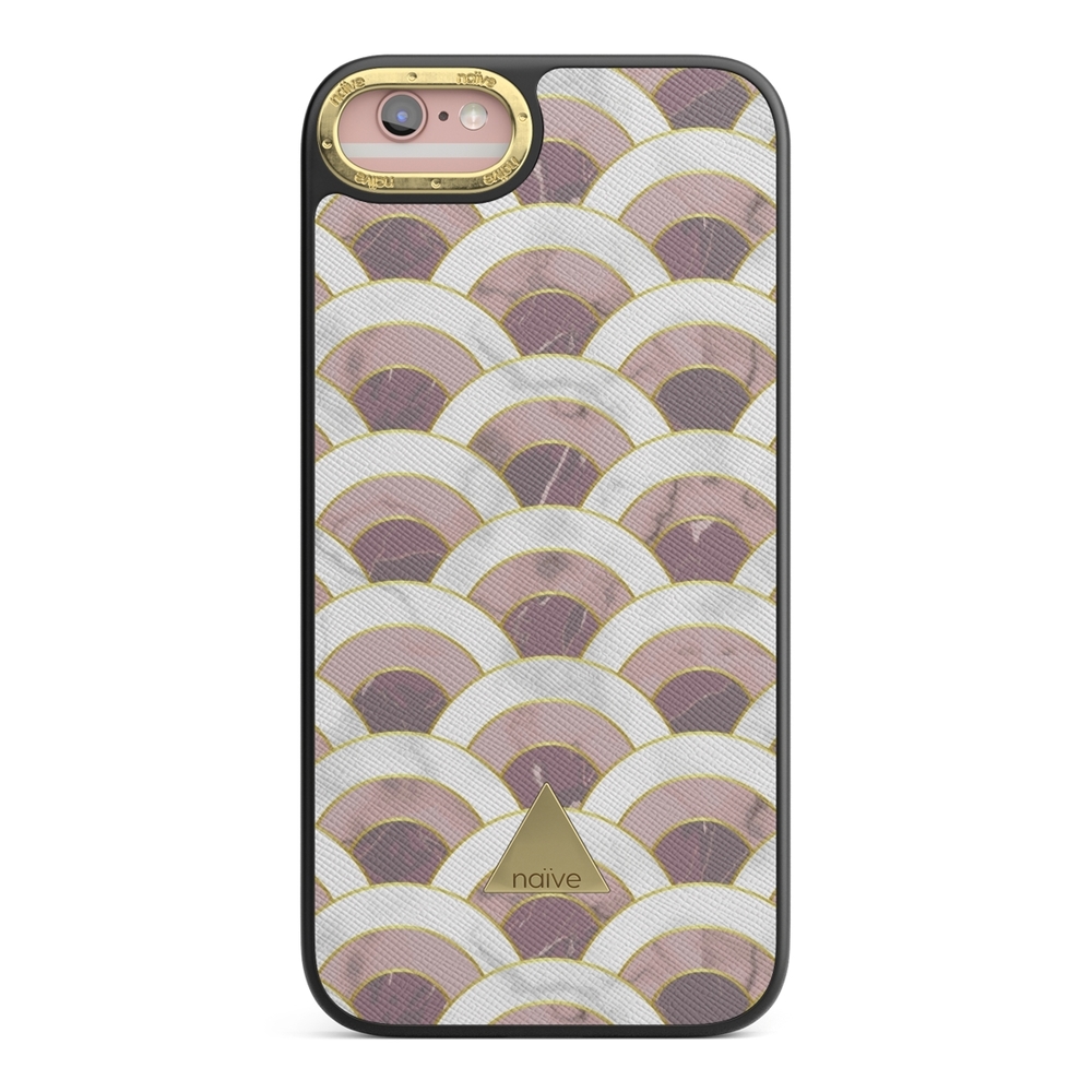 Naive iPhone 6/6s Case - Pink Marble Wave