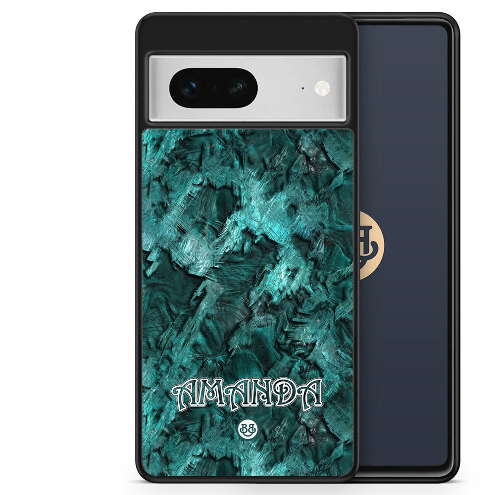Google Pixel 7 Custom Case - Green Name