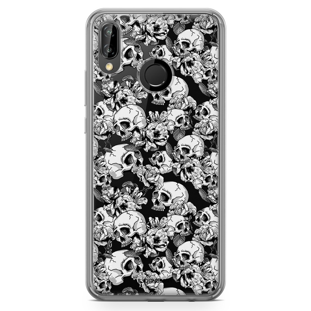 Huawei P20 Lite Fashion Case - Skull & Roses